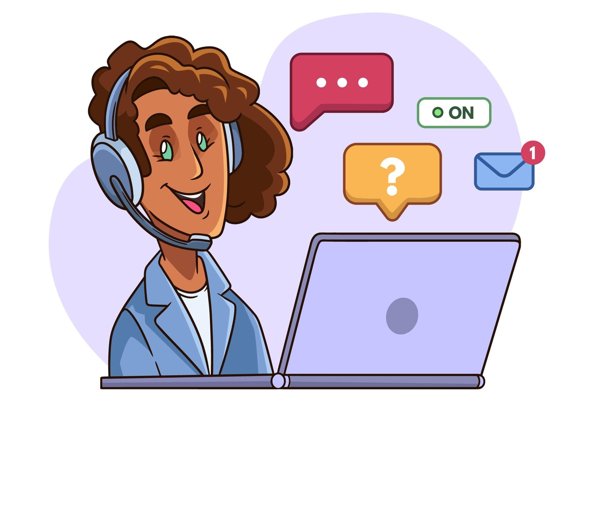 Contact illustration